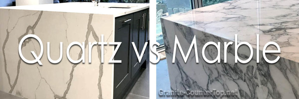 Quartz vs marble countertops