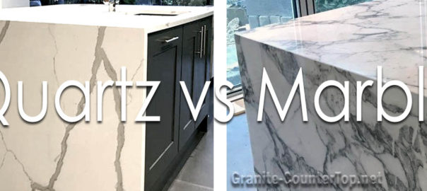 Quartz vs marble countertops